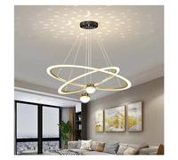 Generico Lampada a Sospensione a LED for Soggiorno con proiezione Un Cielo Pieno di Stelle Lampada a Sospensione for Sala da Pranzo Luci Decorative for la Stanza, plafoniera