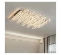 Generico Lampada a sospensione, Lampadario moderno da soffitto, lampade in cristallo K9 for soggiorno, sala pranzo, cucina, camera letto, illuminazione a LED dimmerabile for la casa(L90xW60cm)