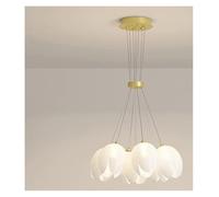 Generico Lampada a sospensione, Modern dine dining room Pendant lights indoor lighting Ceiling lamp hanging light led Chandeliers for living lightin(Golden 7heads,Warm)