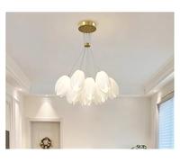 Generico Lampada a sospensione, Modern dine dining room Pendant lights indoor lighting Ceiling lamp hanging light led Chandeliers for living lightin(Golden 19heads,Dimmable)