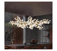 Generico Lampada a sospensione, Modern dine dining room Pendant lights indoor lighting Ceiling lamp hanging light led Chandeliers for living lightin(A-120cm,Remote)