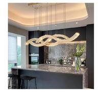 Generico Lampada a sospensione, Modern dine dining room Pendant lights indoor lighting Ceiling lamp hanging light led Chandeliers for living lightin(4 heads 80CM,Warm)