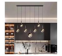 Generico Lampada a sospensione, Modern dine dining room Pendant lights indoor lighting Ceiling lamp hanging light led Chandeliers for living lightin(7 heads,Remote)