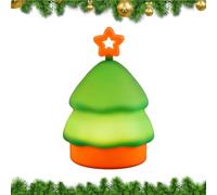 Generico Lampada Albero Di Natale Da Scrivania,LED 3 Livelli Decorazioni Con RGB | Luce Notturna Da Infermeria,Per Bagno Casa Comodino Scrivania Tavolo Corridoio Toilet Scuola Asilo Uffici