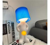 Generico Lampada Creativa Di Un Piccolo Uomo Timido,Lampada Da Scrivania Da Comodino Naughty Boy,Lampada Da Notte Speciale A Forma Di Uomo Divertente,Piccole Luci Notturne Decorazione Della (C#)