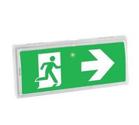 Generico Lampada d’emergenza LED SIRIO SA-SE IP42 11 3H con kit 3 segnali sicurezza inclusi