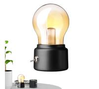 Generico Lampada da comodino, lampadina USB | Lampadina LED ricaricabile - Lampadina nostalgica adatta agli occhi per la cameretta dei bambini, il bar, il soggiorno, la camera da, la sala studio