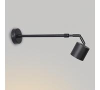 Generico Lampada da Parete Industriale Moderna A Braccio Lungo per Interni con Funzione Telescopica E Girevole LED da 10 W per Camera da Letto Comodino Corridoio Soggiorno Lampada a Muro