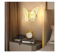 Generico Lampada da Parete Moderna a LED in Acrilico Nero Oro, Soggiorno, Camera da Letto, corridoio, Studio, apparecchi di Illuminazione da Comodino,per la Scala d'ingresso