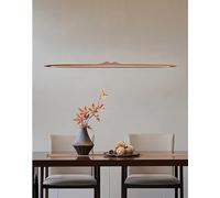 Generico Lampada da sala pranzo Droplight Moderno studio di montagna Lunga caffè sulla reception dell'hotel in legno(150cm)