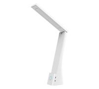 Generico Lampada da Scrivania - Luce da Tavolo con Protezione Occhi - 3 Modi Regolabile Pieghevole Lanterna Per Lettura Banco Da Lavoro Camera Da Letto Dormitorio Universitario Studio A Casa E