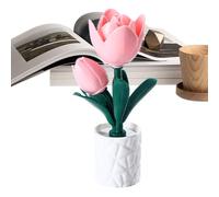 Generico Lampada da Scrivania | Rosa Fresia Illuminazione Ambientale - Lampada Decorativa Estetica - Per Soggiorno Comodino Decorazione Casa Ufficio Asilo Dormitorio Appartamento Festa Donne