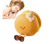 Generico Lampada Da Scrivano A Forma Di Hamburger - Lampada Decorativa A 3 Livelli Di Luminosità Regolabile - Da Tavolo Novità - Per Camera Dei Bambini Camera Da Soggiorno Comodino Casa