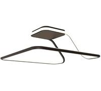 Generico Lampada da soffitto a geometria quadrata 3 temperature di colore Plafoniera incasso a a LED dimmerabile,lampadario