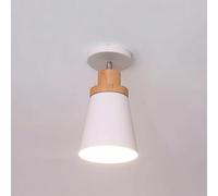 Generico Lampada da soffitto nordica vicina alla lampada da soffitto moderna semplice Lampada da soffitto moderna regolabile for cucina camera da letto corridoio(White)