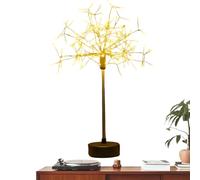 Genérico Lampada da tavolo da 29 cm con - filo di rame flessibile | luce LED calda - lampada decorativa da tavolo a forma di fiori per casa, camera da, terrazza o caffè - Funcio