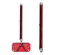 Generico Lampada Infrarossi Riscaldante 1300W - Alogena R7S 254mm, Riscaldante Rosso Dimmerabile, COB Lineare Luce 1300Lm, Illuminazione Fascio 360°, Nessuno Sfarfallio, 2 Pezzi