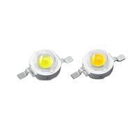 Generico Lampada LED da 1/3/5 W ad alta potenza con perline illuminazione bianca, rossa, verde, blu e gialla(580-590nm,20pcs,3W)