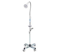 Generico Lampada LED per esami Medici, Lampada per esami Chirurgici con Base Mobile, Luce per esami ginecologici da 28W, Altezza e Angolo Regolabili, per ambulatori e odontoiatria