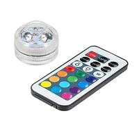 Generico Lampada LED subacquea RGB Luce a candela IP68 con telecomando