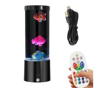 Generico Lampada Medusa - Luce Vulcanica A LED Che Cambia Colore, Arredamento Camera Da Ambientale | Effetto Luce Notturna Rilassante, Bagliore Che Migliora L' Per La Camera Dei Bambini In Casa