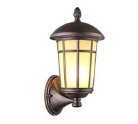 Generico Lampada muro, Applique da parete for esterni a 1 luce, luci for montaggio a for for moderna for garage, porta, corridoio(23x46cm)
