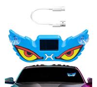 Generico Lampada Occhi Per Auto | Decorazione Dinamica Wireless A 5 Modalità,Luce LED Per Finestrini Auto,Veicolo SUV Camion Camper Sport Quotidiano Garage Casa Viale