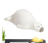 Generico Lampada Orso | Luce Soffice Animale per Camera da,Lampada Animali Sensibile al Tocco per la Notte - Per Comodino, Sonnellino, Nanna, Lettura, Viaggio, Hotel, Casa, Camera