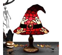 Generico Lampada Per Cappello Da Stregone - Luce Divertenti Spettrali A Forma Di, Lampada Da Cappello Da Stregone, Luce Notturna Creativa Per La Camera Da Letto Di Scaffale Da Letto Di Halloween,
