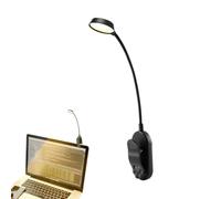 Generico Lampada per la Lettura a Clip, 3 Modalità Lampada Regolabile, Luce Da Lettura Con Protezione Per Gli Occhi, per Casa Notte Dormitorio Scrivania Stile di Vita Studio Viaggio