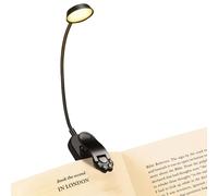 Generico Lampada per la Lettura a Clip - 3 Modalità Pieghevole Ricaricabile,Lampada per Libri Pieghevole,Per La Scrivania, Il Dormitorio, La Casa, Lo Studio, La Notte, Lo Stile Di Vita, Il, Viaggio