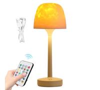 Generico Lampada Proiettore - Lampada da Scrivania con 16 Colori - Luce Notturna con 2 Modalità e Telecomando per Camera da Letto e Soggiorno