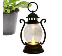 Generico Lampada Vintage - Materiale PP 16.2cm | Lanterna A LED Da Tempesta