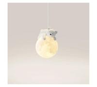 Generico Lampadari a sospensione creativi for, con luci a LED a forma di animali, for camerette dei(Tricolor,Bear)