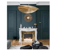 Generico Lampadari, Lampadari a sospensione di design in ottone postmoderno a LED, lampadari lustri for camera da letto(65cm Brass,Remote)