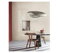 Generico Lampadari, Lampadari a sospensione di design in ottone postmoderno a LED, lampadari lustri for camera da letto(100cm Silver,Warm)