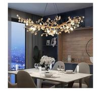 Generico Lampadari, Lampadari da soffitto in cristallo moderni e creativi, eleganti, con design floreale, luci a sospensione for interni di hotel, ville soggiorni(L140cm)