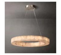 Generico Lampadari, Lampade a sospensione in marmo, lampadari, luci a LED, tendenza, lustri, soggiorno, decorazione della casa, moderno(Dimmable,D50cm)