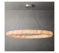 Generico Lampadari, Lampade a sospensione in marmo, lampadari, luci a LED, tendenza, lustri, soggiorno, decorazione della casa, moderno(Dimmable,D120cm)