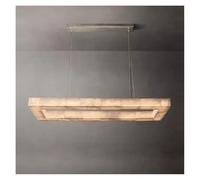 Generico Lampadari, Lampade a sospensione in marmo, lampadari, luci a LED, tendenza, lustri, soggiorno, decorazione della casa, moderno(Dimmable,L150cm)