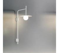 Generico Lampadari, Nordic Simple Industrial Swing Arm Wall Lamp Iron Art LED G9 Long Pole Mounted Bedroom Bedside Living Room Reading Study(Blanc)