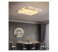 Generico Lampadario, 2025 Tendenza Serie Marmo Quadrato Rotondo Lamparas De Techo Plafoniere a LED Lampadario Lampada da soffitto for soggiorno camera letto(30x30cm,NEUTRAL_GOLD)