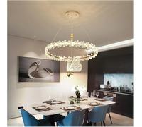 Generico Lampadario a LED Illuminazione Uccello Decorazione Moderna Lampadari a soffitto in cristallo Compatibile con Soggiorno Camera da letto Cucina Lamparas moderno a, lampadario da pranzo