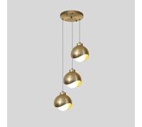 Generico Lampadario a Sospensione in Rame a grappolo, lampadario postmoderno, Soggiorno, Bar, caffetteria, Ristorante, Lampada a Sospensione in Vetro, Camera da Letto,per la Scala d'ingresso