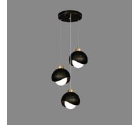 Generico Lampadario a Sospensione in Rame a grappolo, lampadario postmoderno, Soggiorno, Bar, caffetteria, Ristorante, Lampada a Sospensione in Vetro, Camera da Letto,per la Scala d'ingresso