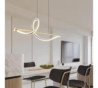 Generico Lampadario da ristorante interamente in rame, sofisticato, minimalista, creativo, individualista, artistico e lussuoso(L160CM H187CM Copper)