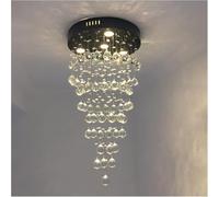 Generico Lampadario di cristallo lungo compatibile con soggiorno, scala, atrio, moderno - Illuminazione for interni, grande lampada a LED, arredamento for la casa lusso, lustro,lampadario