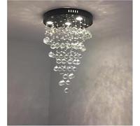 Generico Lampadario di cristallo lungo compatibile con soggiorno, scala, atrio, moderno - Illuminazione for interni, grande lampada a LED, arredamento for la casa lusso, lustro,lampadario