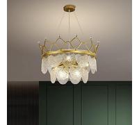 Generico Lampadario di Lusso for Soggiorno, Luce 丨Lampadari a Corona, Luce Pendente 丨E14, Lampada da soffitto in Acrilico D50/60CM, Lampada Pendente, Illuminazione sospesa,Stile Minimalista