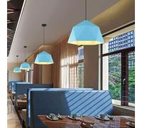 Generico Lampadario in Ferro Rurale, Paralume in Metallo colorato, lampadario in soffitta, Isola Cucina, apparecchi di Illuminazione Decorativi,per la Scala d'ingresso